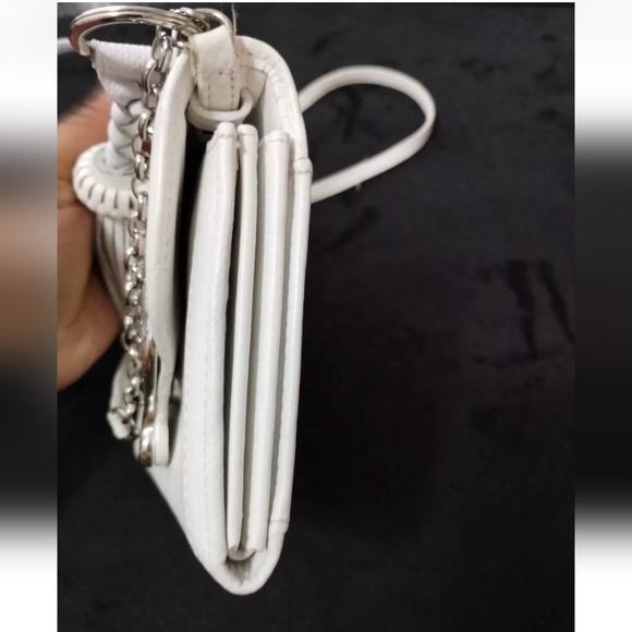 Brighton Genoa Heart White Crossbody Purse Rare - Picture 8 of 16